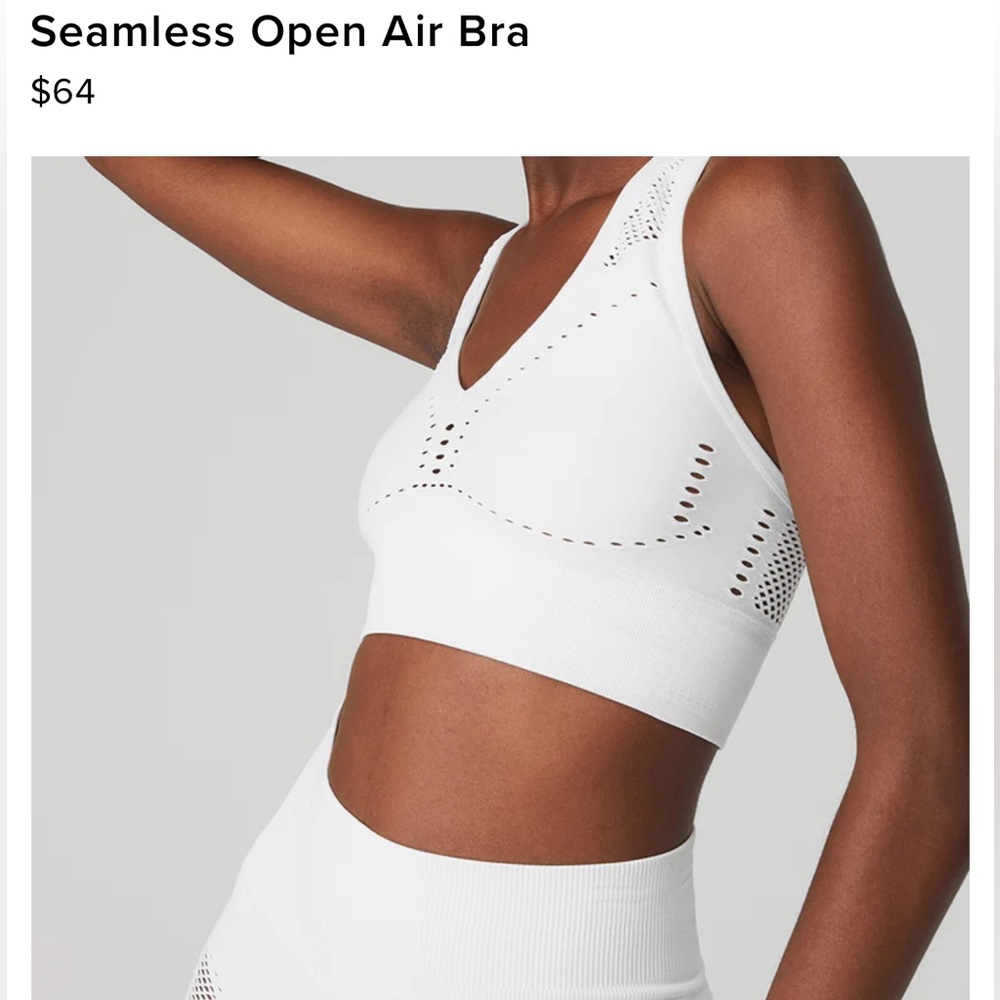 ALO yoga Seamless Open Air Bra